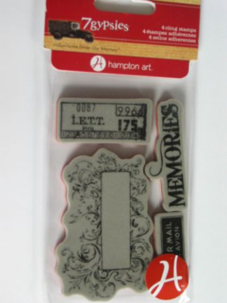 7-gypsies cling mounted stamp memories