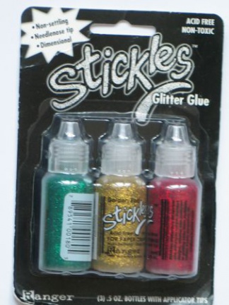 Tim Holtz stickles glitter glue metallix