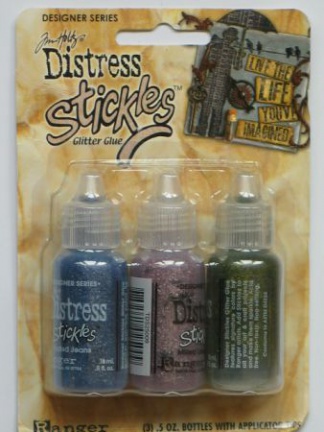 Tim Holtz stickles glitter glue distress cottage