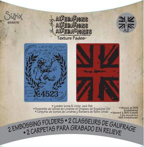 Tim Holtz alterations texture fades london icon&union jack