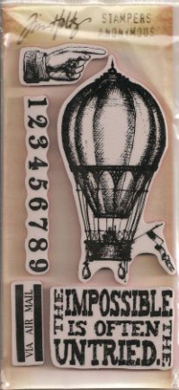 Tim Holtz cling stamp The impossible