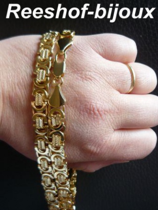ACTIE: KONINGSKETTING GOUD PLATED 65 x 1 cm