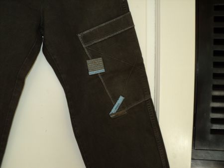 Jean Bourget olijf groene broek maat 128 - Afbeelding 2