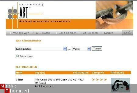 VECTOR PROCHAIN ART gekeurd slot 42,30 euro - Afbeelding 2
