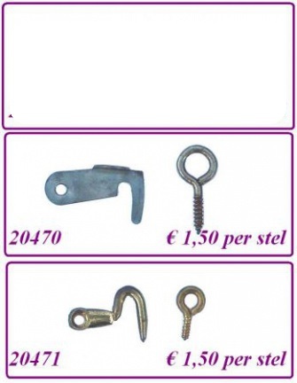 === Klokkast haakje === 20470-20471