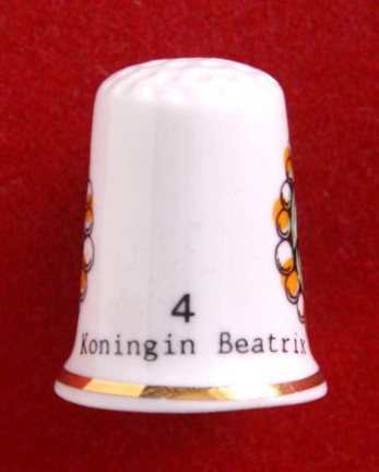 Vingerhoedje Koningin Beatrix (nr. 4) - Afbeelding 2