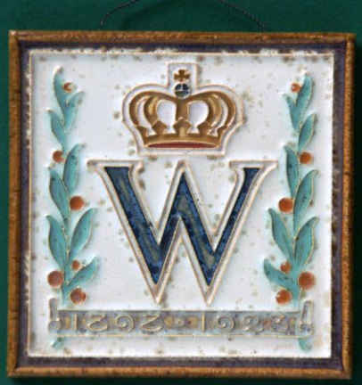 Tegel Wilhelmina PORCELEYNE FLES (wit) - Afbeelding 2