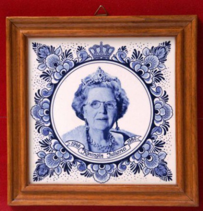 Tegel 1948 Koningin Juliana 1980 (blauw) - nr. 1
