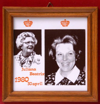 Tegel Juliana Beatrix 1980 30 april - nr. 1