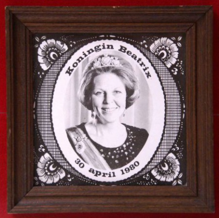 Tegel Koningin Beatrix 30 april 1980 - nr. 1