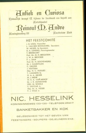 Programma Feestelijkheden Koninginneweg Amsterdam 1948 - Afbeelding 2