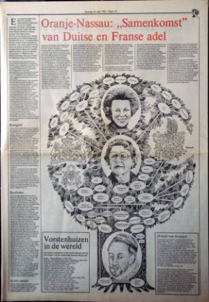 Dagblad van Enschede - inhuldiging Beatrix 1980 - nr. 1