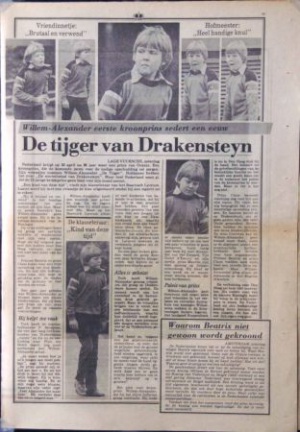De Telegraaf - inhuldiging Beatrix 26 april 1980 - Afbeelding 2