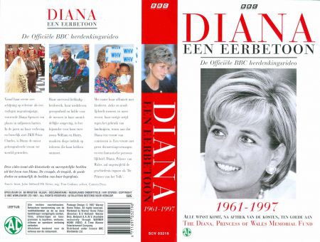 VHS Video - Diana, een eerbetoon - nr. 1