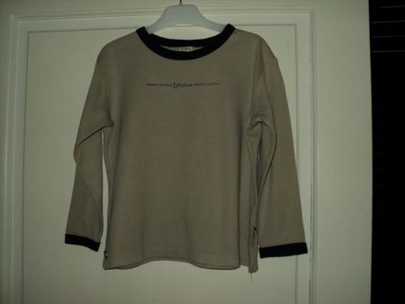 Jottum 2-delige set zwarte rib blouse met longsleeve 116 - Afbeelding 3