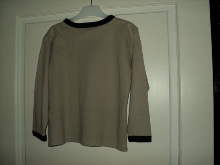 Jottum 2-delige set zwarte rib blouse met longsleeve 116 - Afbeelding 4