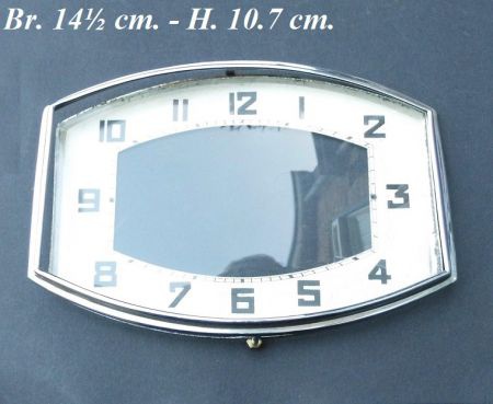 === Wijzerplaat met rand = bol glas = oud === 22365