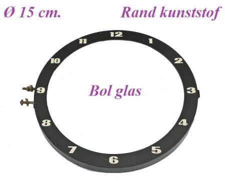 === Pendule deur = bol glas = gebruikt === 22399