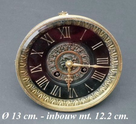 === Pendule uurwerk = zaagslagwerk / gongslag = oud =22553