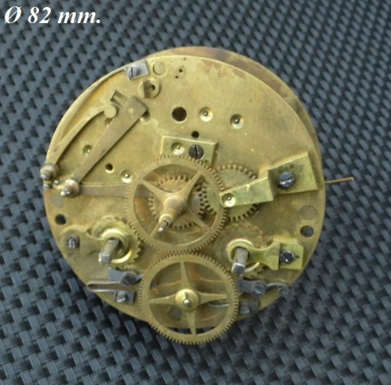 Pendule uurwerk voor onderdelen = Japy -23701