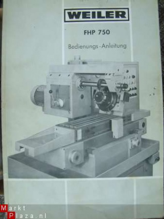 Weiler Freesmachine FHP 750 Metaalbewerking - Afbeelding 5
