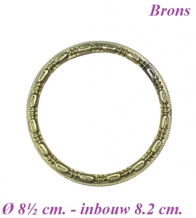 === Franse pendule / Romantic ring = oud =24348