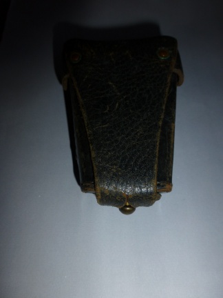 Leder Hembrug tasje voor 1940 - Afbeelding 2