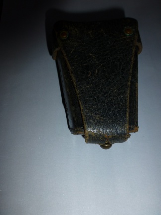 Leder Hembrug tasje voor 1940 - Afbeelding 3