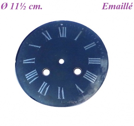 Wijzerplaat = Franse pendule = emaillé = 24805