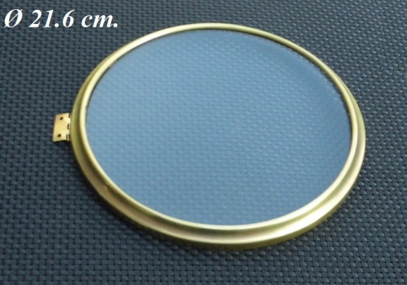 === Klok deur = vlak glas = oud === 24850