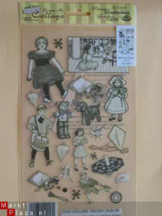 OPRUIMING: rub on nostalgie TOYS