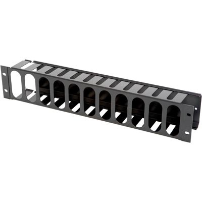 2U, rangeerpaneel voor 19" serverkasten, uitschuifbare deksel, (19-MCM2), metaal