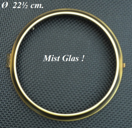 === Klok deur = mist glas = gebruikt = 24948
