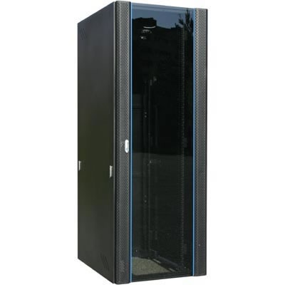 Cat6, UTP, 1U patchpaneel, 16 poort RJ45, voor 19 " serverkasten, metaal, zwart