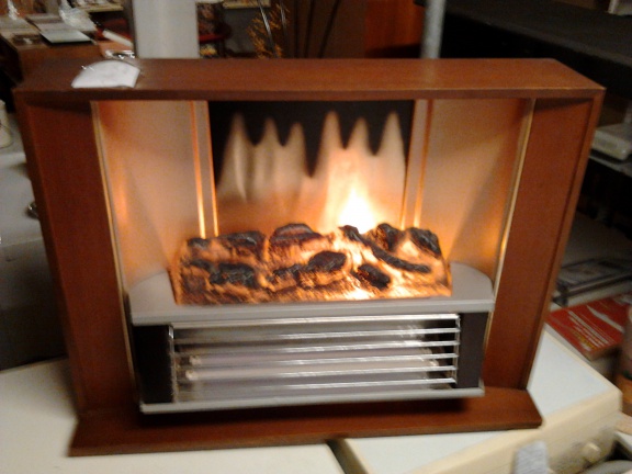 Elektra Verwarming, Antieke Sfeerhaard + Ombouw, via >> www.MoleneindKringloop.nl - Afbeelding 3