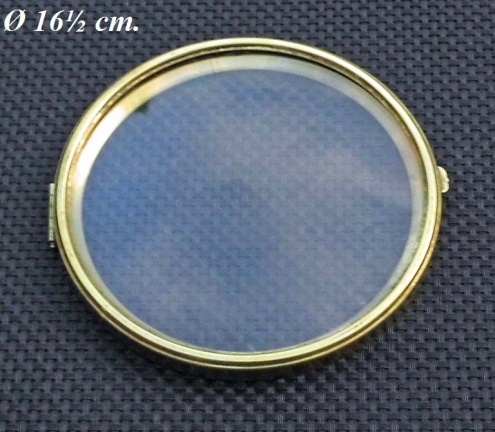 === Klok deur = bol glas = gebruikt =25254