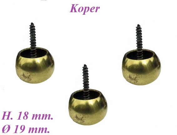 === 3 Klokstel pootjes = gebruikt === 25771
