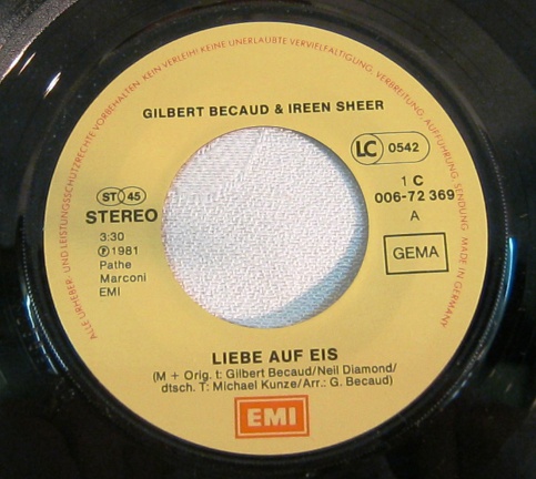 Gilbert Bécaud-Ireen Sheer,Liebe Auf Eis,1981,nst,D(p) - Afbeelding 4