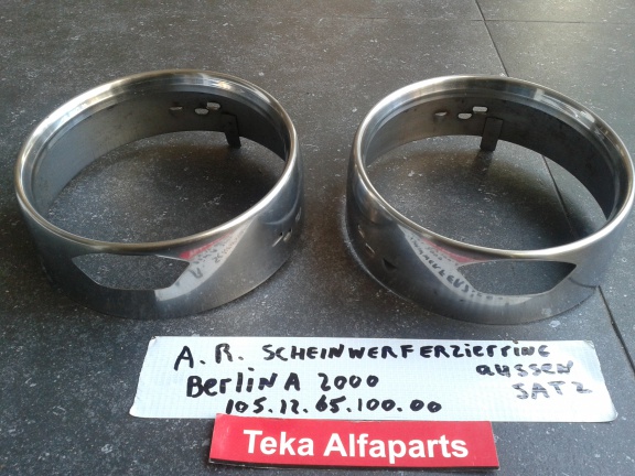 Alfa Romeo Berlina Set Koplampring Buiten 105.12.65.100.00 - Afbeelding 4
