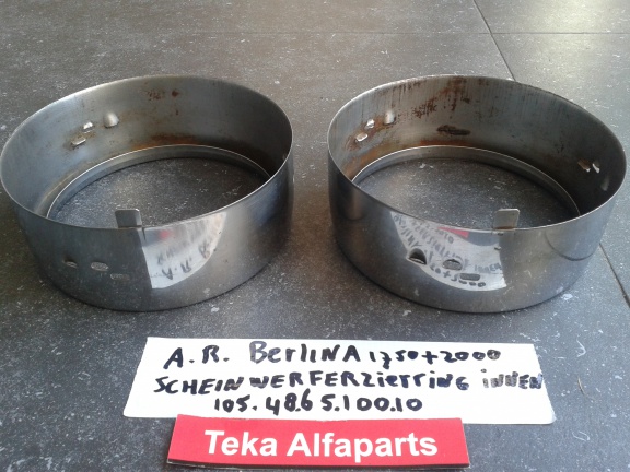 Alfa Romeo Berlina Set Koplampring Binnen 105.48.65.100.10 - nr. 1