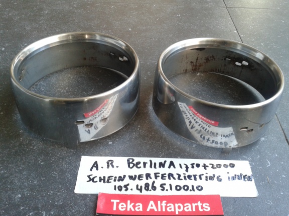 Alfa Romeo Berlina Set Koplampring Binnen 105.48.65.100.10 - Afbeelding 2