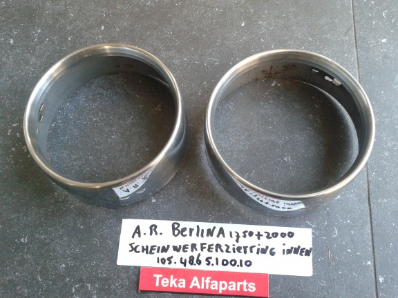Alfa Romeo Berlina Set Koplampring Binnen 105.48.65.100.10 - Afbeelding 4