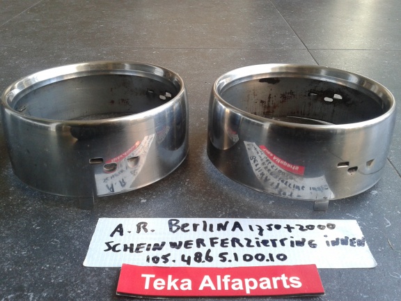 Alfa Romeo Berlina Set Koplampring Binnen 105.48.65.100.10 - Afbeelding 5