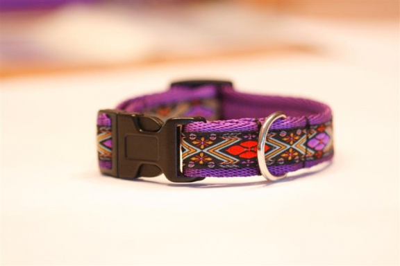 Zachte Cushioned Webbing halsband. - nr. 1