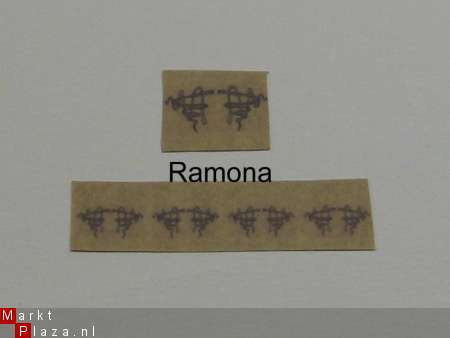 Nagel bloem TRIBAL PAARS.2 Tattoo stickers NAIL ART TRIBALS - nr. 1