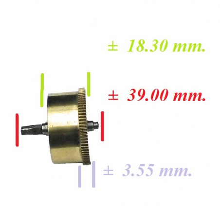 === Veer trommel = zonder veer = gebruikt === 26522