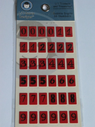 EURO KNALLER: li'l davis design bubble rect. red
