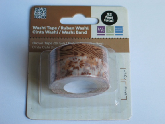 We r memorie keepers washi tape brown