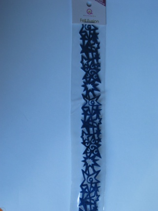 Queen & Co felt fusion stars blue