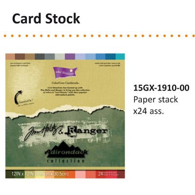 Tim Holtz adirondack paper stack 12"